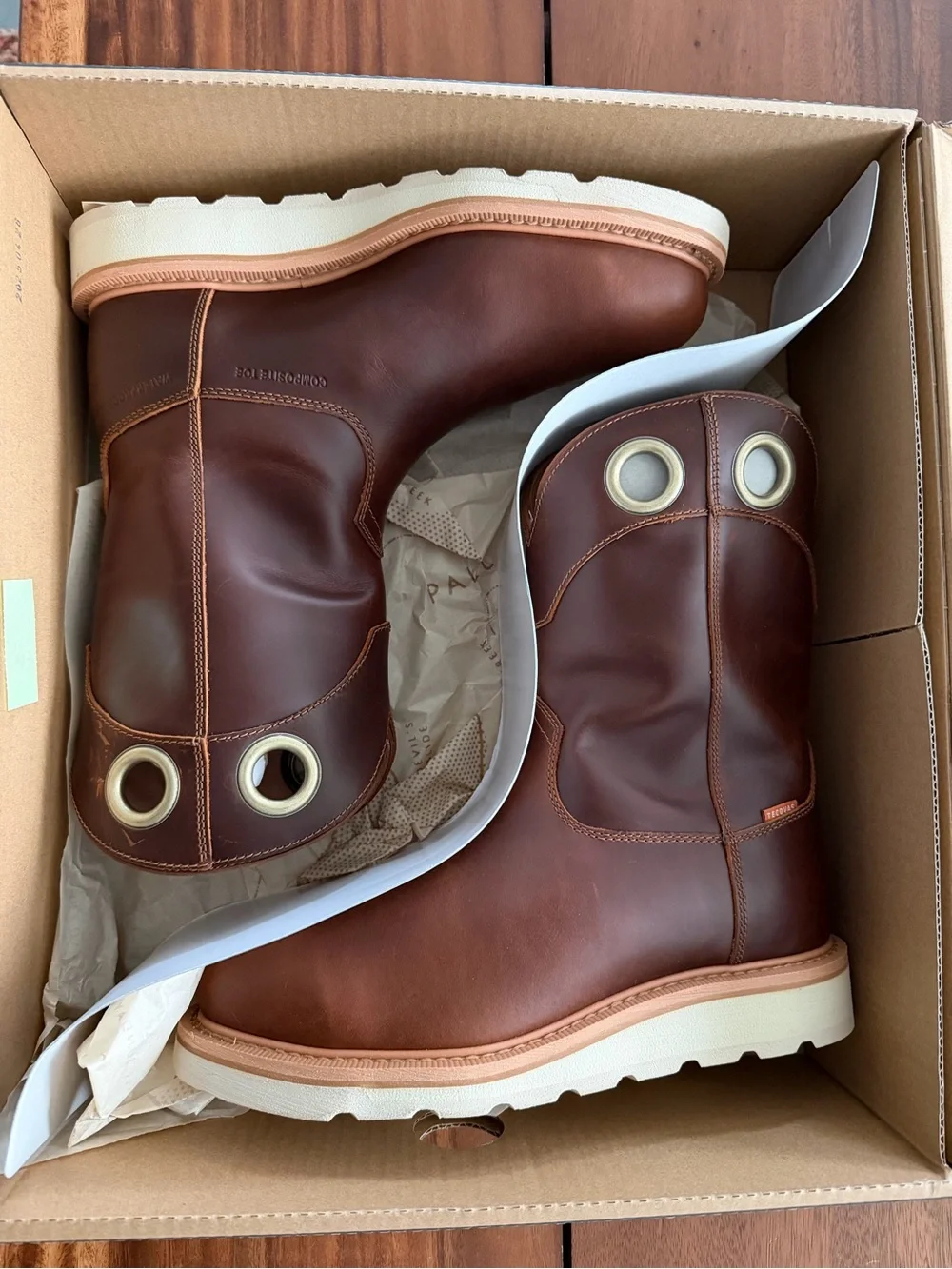 Tecovas Maple The LH WP Roper Comp Toe Work Boot - Picture 3 of 8